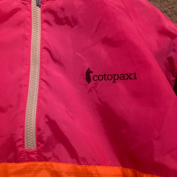 Cotopaxi Neon Hooded Rain Jacket/Windbreaker - Picture 3 of 8
